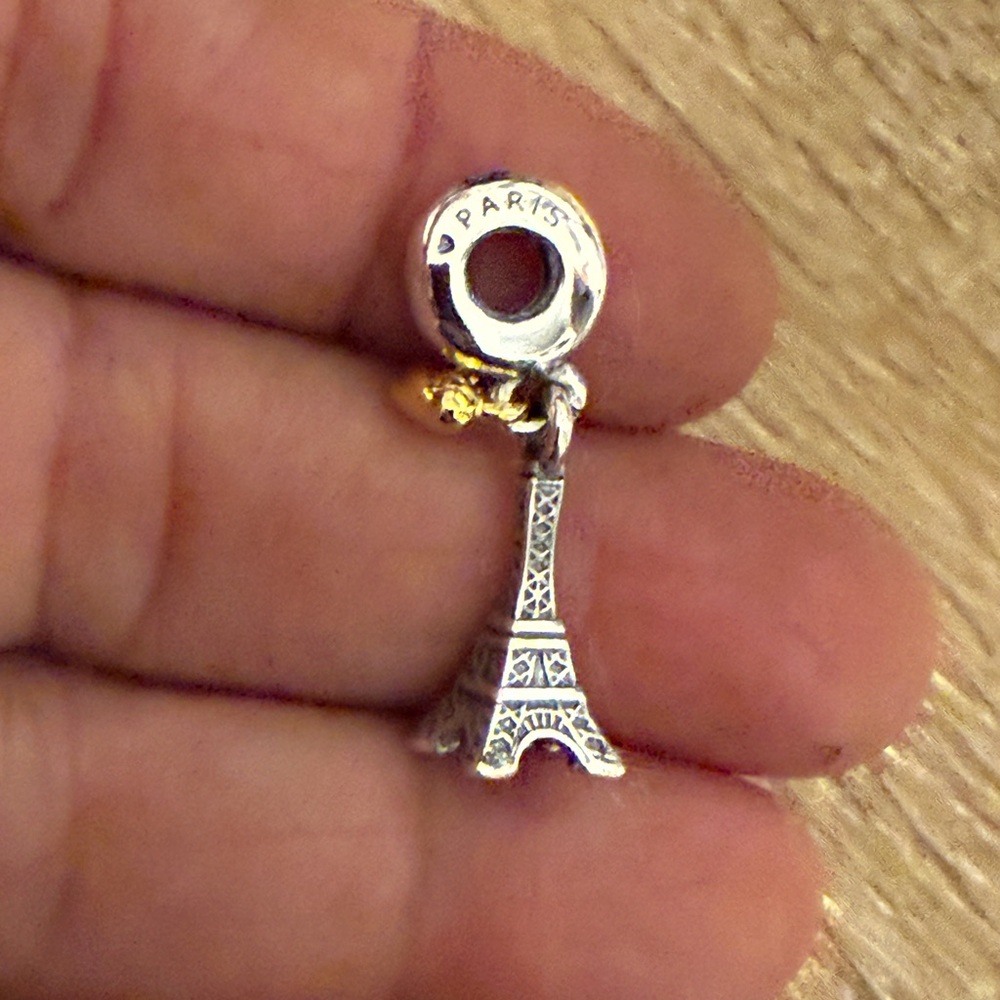 Pandora Silver And Gold Eiffel Tower Charm View 3